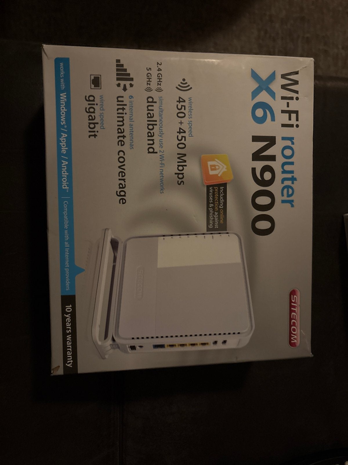 Sitecom Wi-Fi Router X6 N900 Dualband Gigabit, Ophalen of Verzenden, Nieuw, Router
