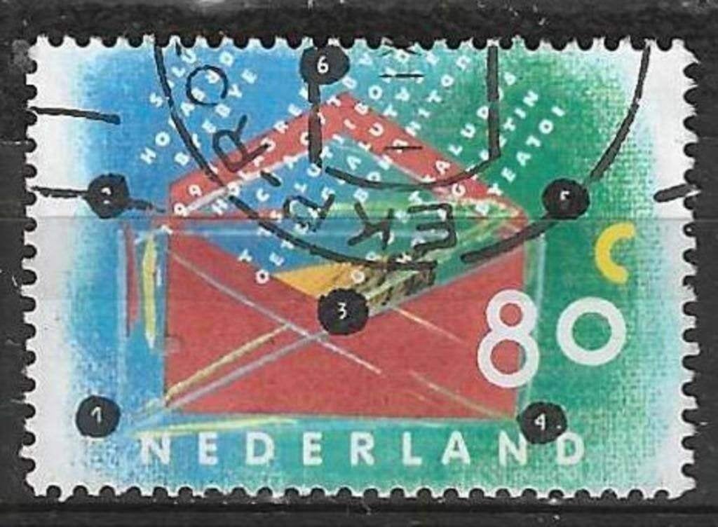 Nederland 1993 - Yvert 1453 - Briefomslag (ST), Postzegels en Munten, Postzegels | Nederland, Verzenden, Gestempeld
