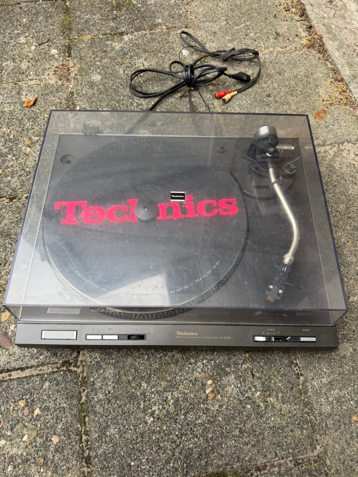 Technics SL-D202 platenspeler met EPC-U25 element, Ophalen of Verzenden, Zo goed als nieuw, Technics