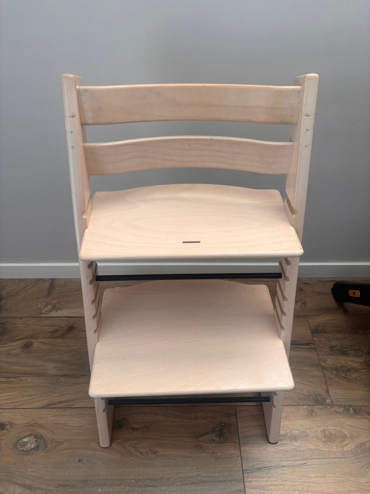 Stokke Tripp Trapp meegroeistoel - naturel hout, Ophalen, Gebruikt, Meegroeistoel, Aanschuifbaar