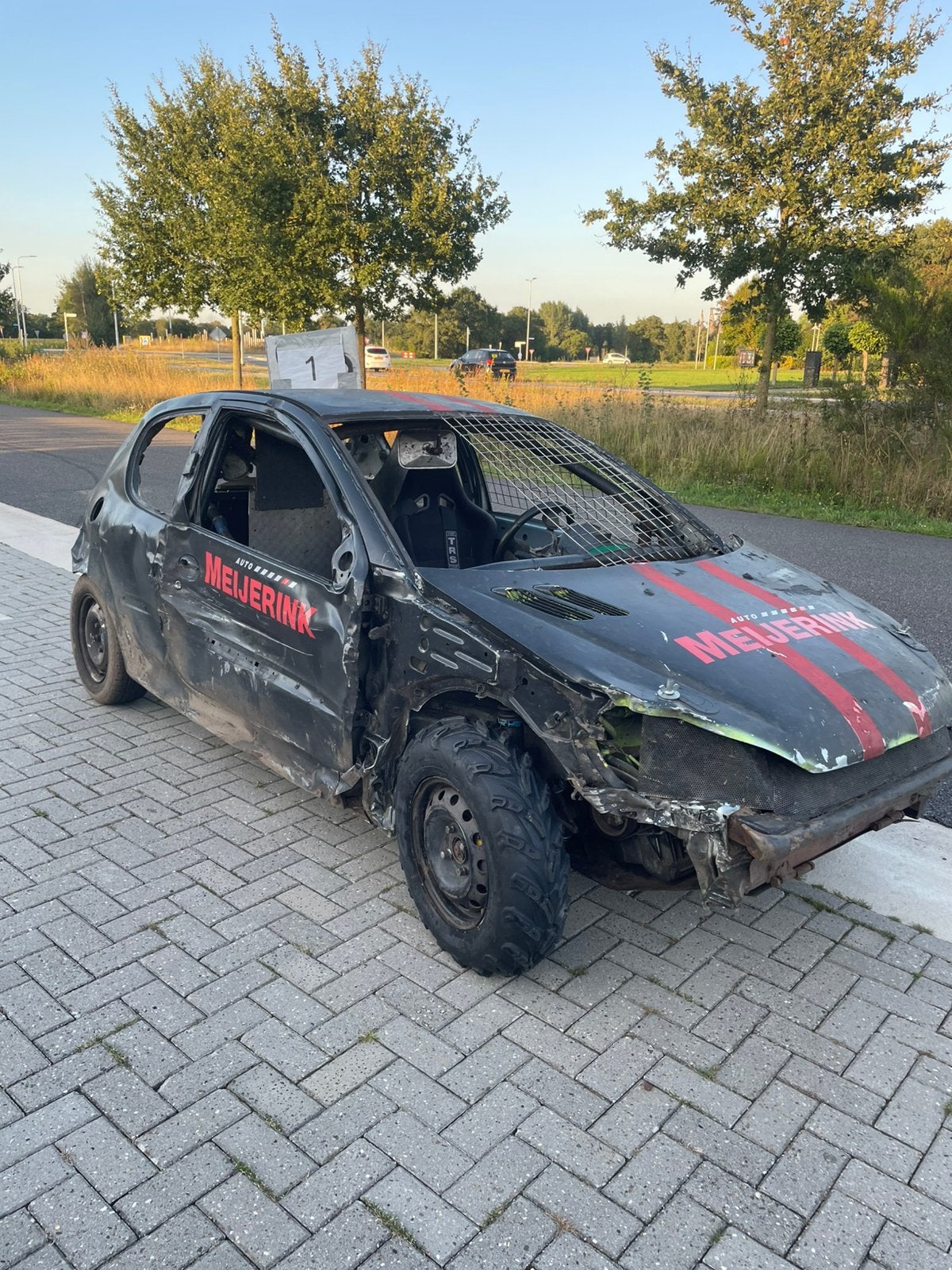 Crossauto peugeot 206 GTI, Ophalen