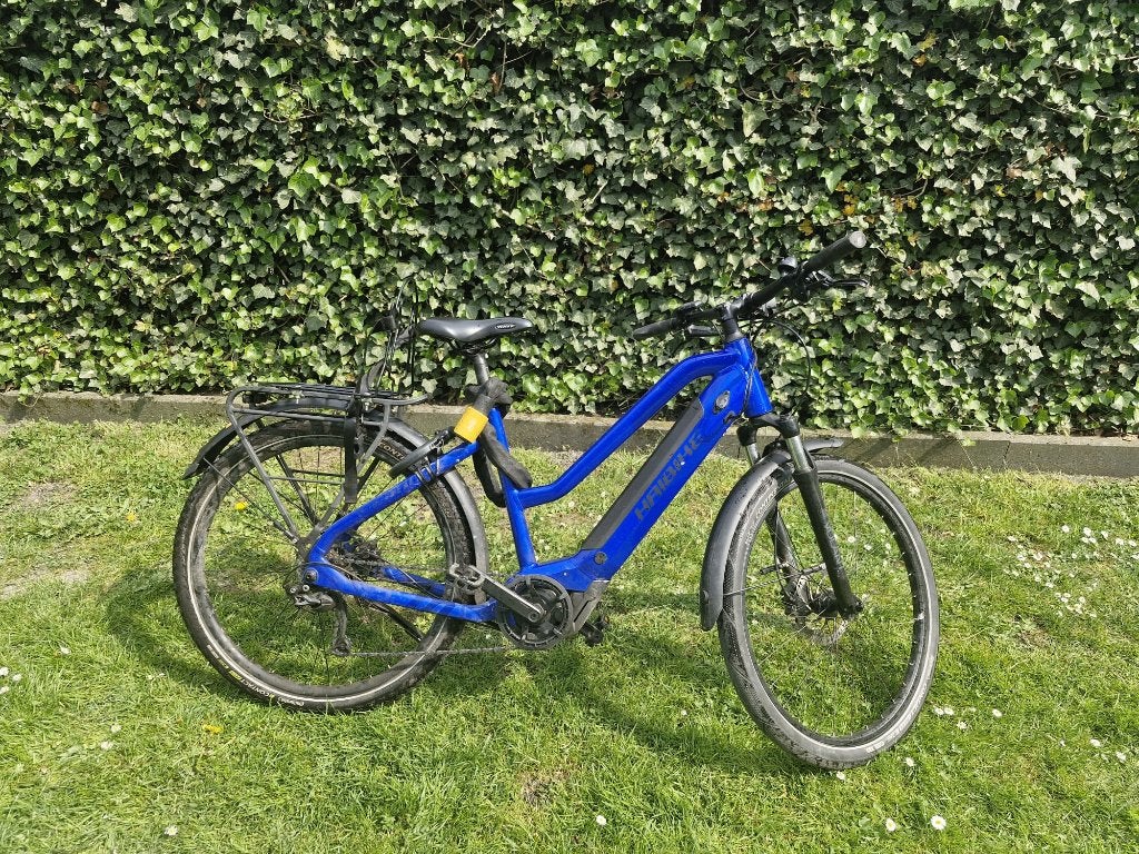 Elektrische fiets Haibike frame 48. Blauw Yamaha moter, Fietsen en Brommers, Elektrische fietsen, Zo goed als nieuw, 47 tot 51 cm