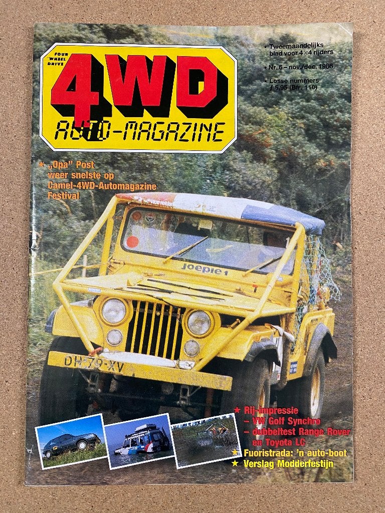 4WD Automagazine 6 1986, Verzenden, Gelezen, Algemeen