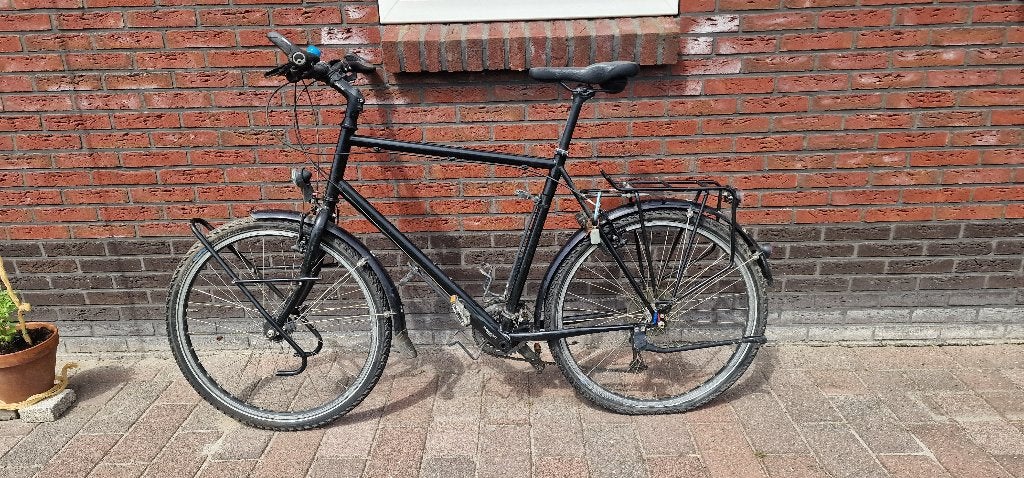 (Voorheen) VSF TX400 betrouwbare wereldreisfiets, Gebruikt, 26 inch, Velgrem, 57 tot 61 cm