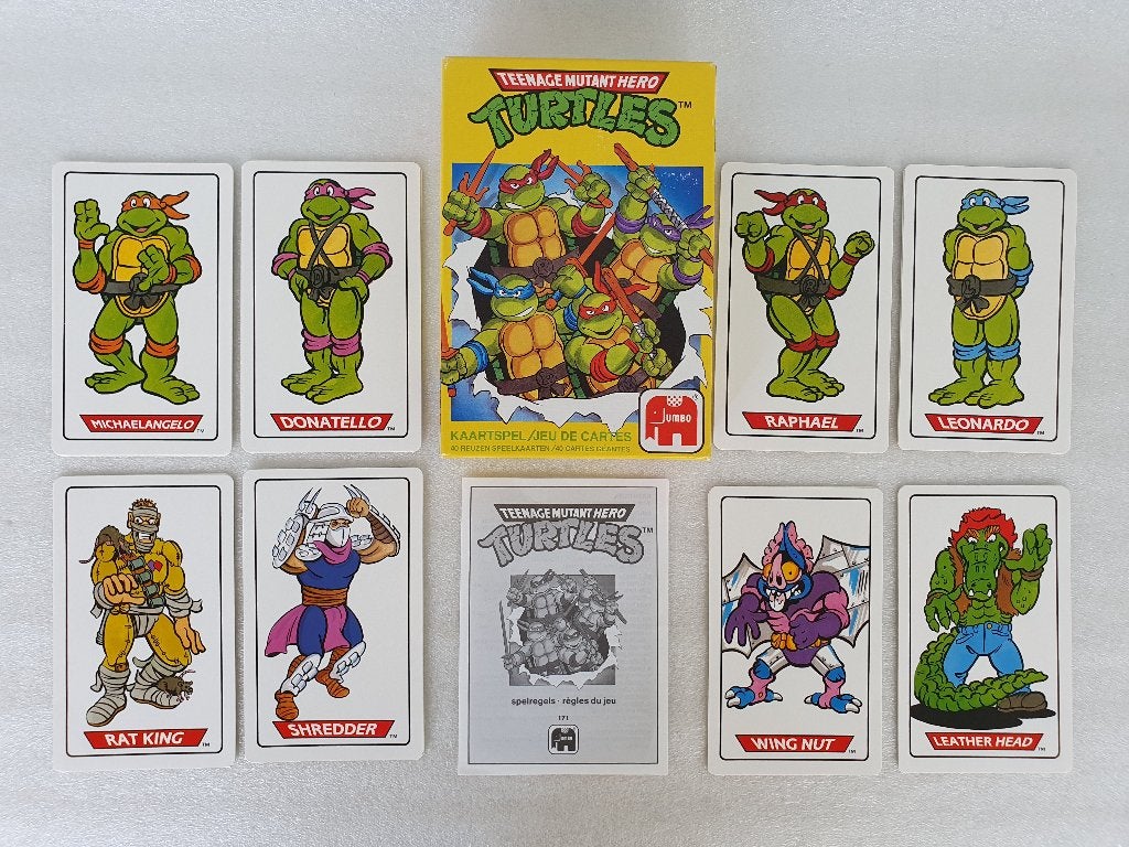 Kaartspel Teenage Mutant Hero Turtles (Jumbo, 1990), Ophalen of Verzenden, Gebruikt, Jumbo