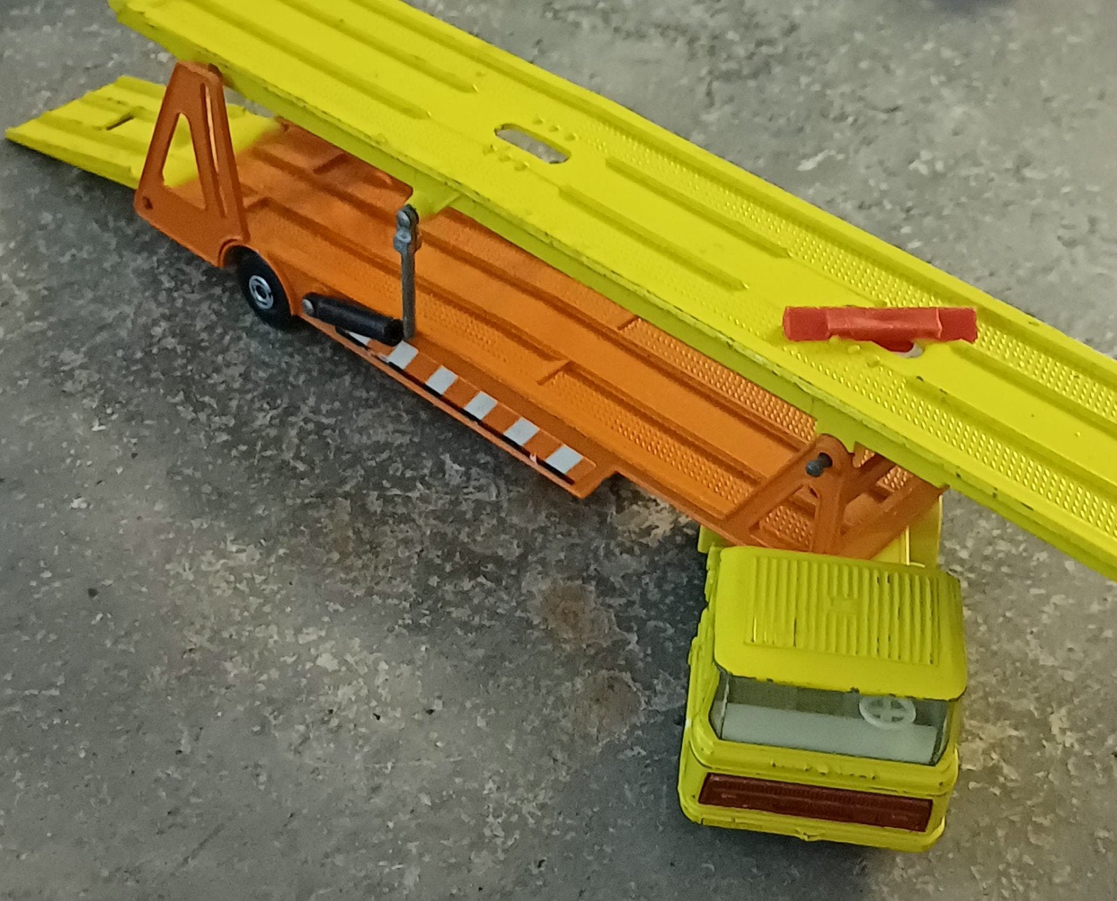 Matchbox Super Kings K-8 Car Transporter (1970), Ophalen of Verzenden, Gebruikt