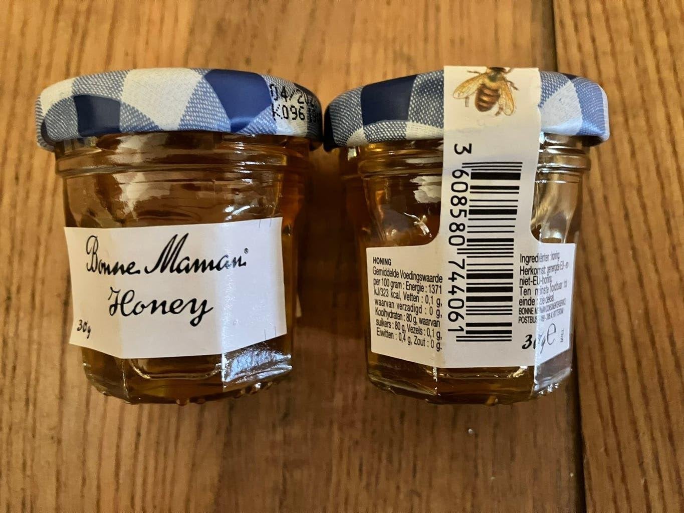 Honing Bonne Maman kleine potjes, honing , 12 x 30 gram. Nw, Ophalen