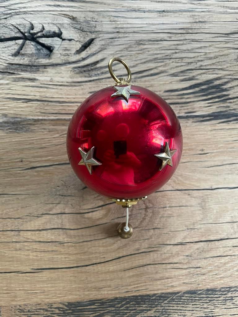 Muziek kerstbal west germany, Diversen, Kerst, Ophalen, Zo goed als nieuw