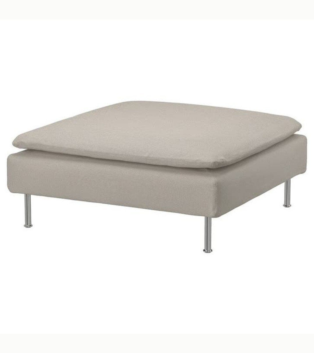 Ikea KIVIK Hocker met opbergruimte - Zo goed als nieuw, Ophalen, Vierkant, 75 tot 100 cm, Zo goed als nieuw