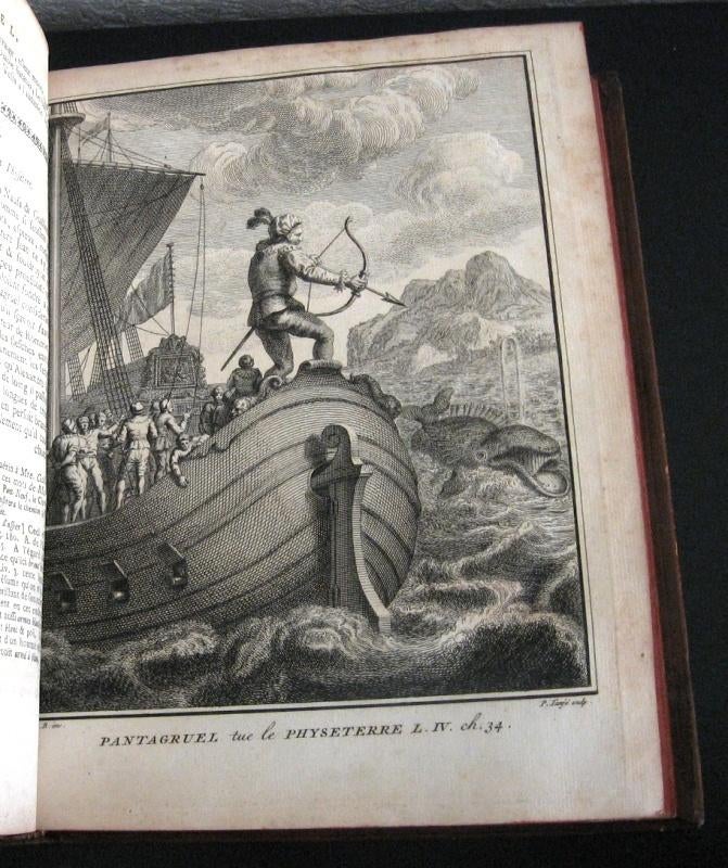Oeuvres de Maître François Rabelais 1741 Set v 3 ill Picart, Ophalen of Verzenden