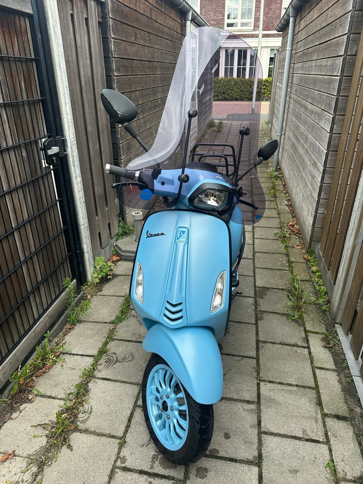 Vespa Sprint 50 4T - lichtblauw - 1655 km - 2017, Ophalen, Overige modellen, Zo goed als nieuw, Benzine