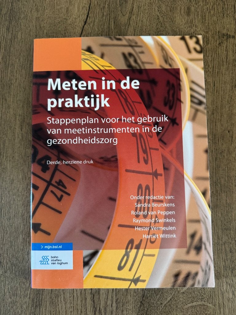Meten in de praktijk, Boeken, Overige vakken, Ophalen of Verzenden, Zo goed als nieuw, Bohn Stafleu van Loghum
