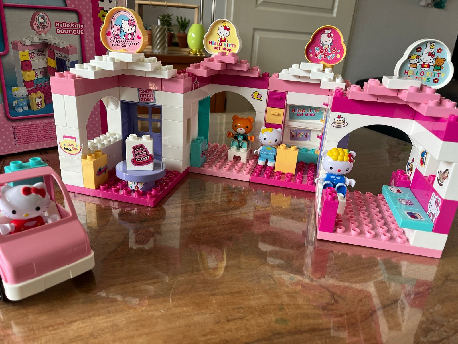 Hello Kitty Bouwstenen Set - Boutique, Pet Shop & Auto, Ophalen of Verzenden, Gebruikt, Overige merken