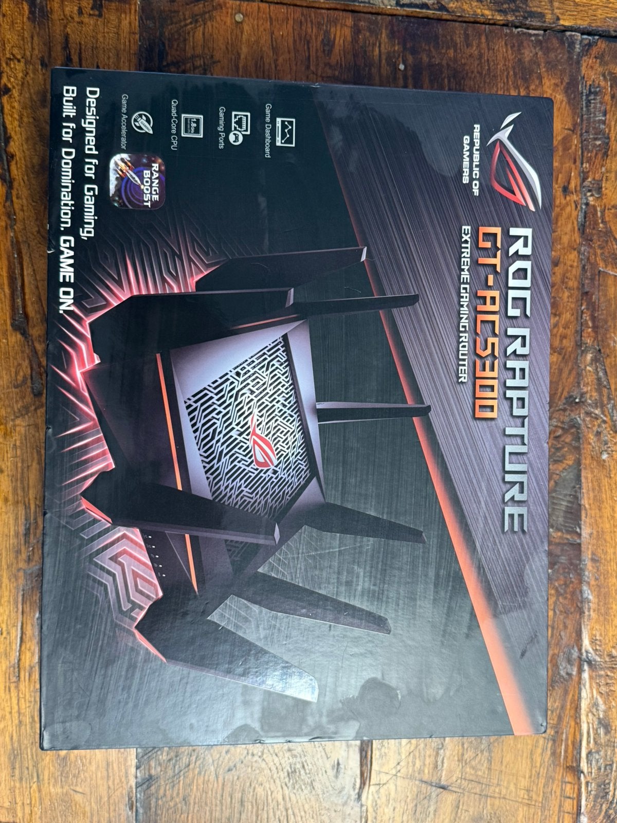ASUS ROG Rapture GT-AC5300 Gaming Router – compleet in doos, Ophalen, Zo goed als nieuw