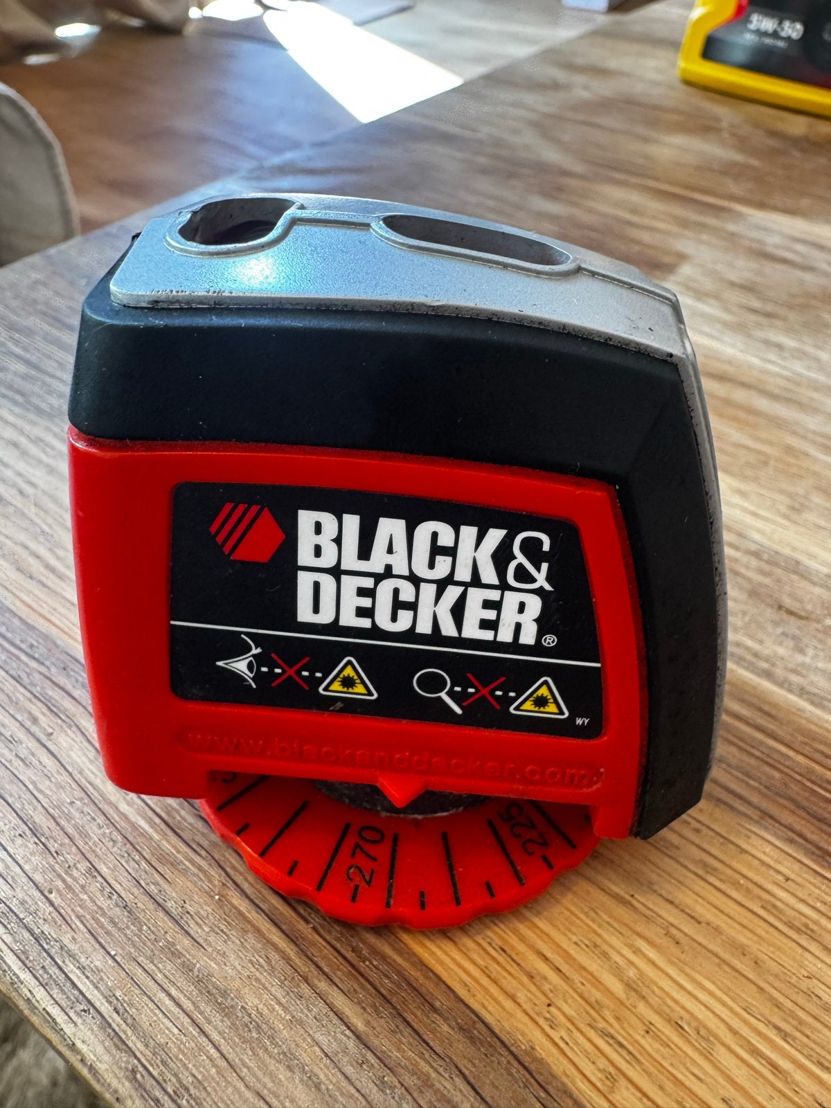 Black & Decker BDL120 Laser Waterpas, Ophalen of Verzenden, Gebruikt, Waterpas