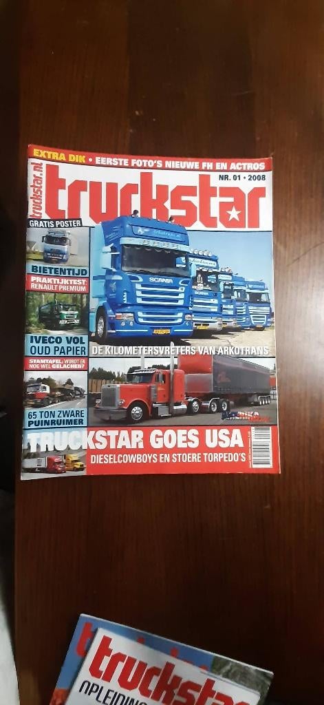 Truckstar magazine jaargang 2008 compleet nieuwstaat  trucks, Ophalen of Verzenden, Zo goed als nieuw, Truckstar, Vrachtwagen