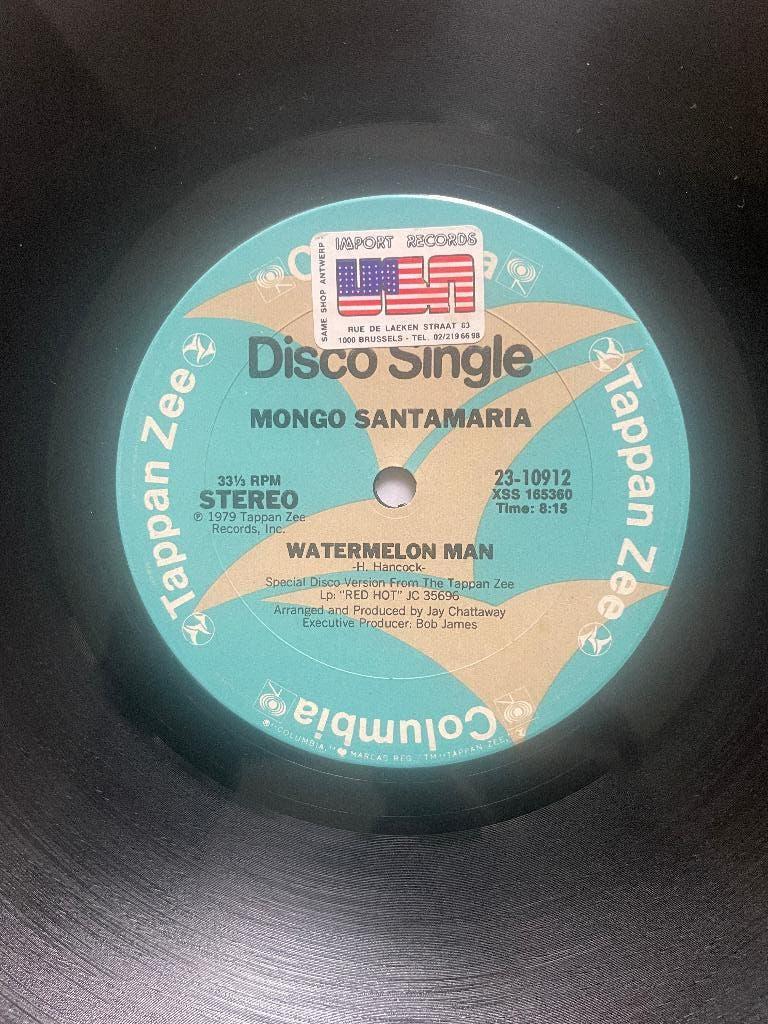 Mongo Santamaria – Watermelon Man (12" Maxi). VG+, Gebruikt, Ophalen of Verzenden, 1970 - 1979, Disco