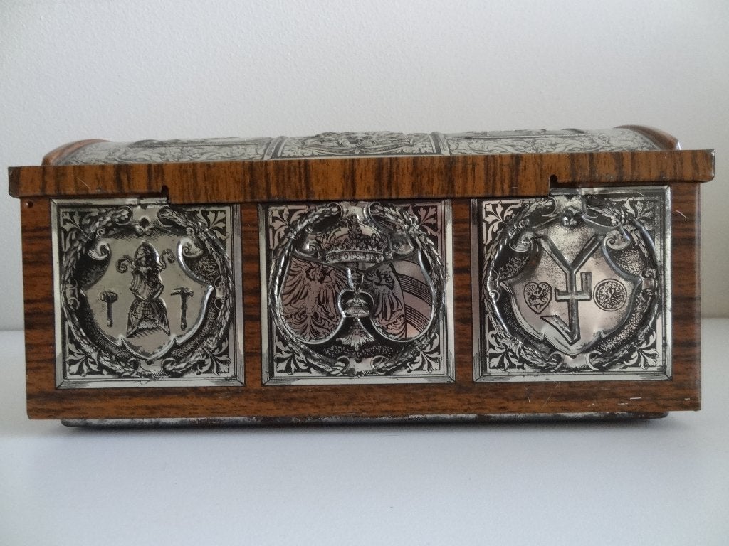 Vintage GBC koekjesblik, Verzamelen, Ophalen, Gebruikt, Koek(jes), Overige merken