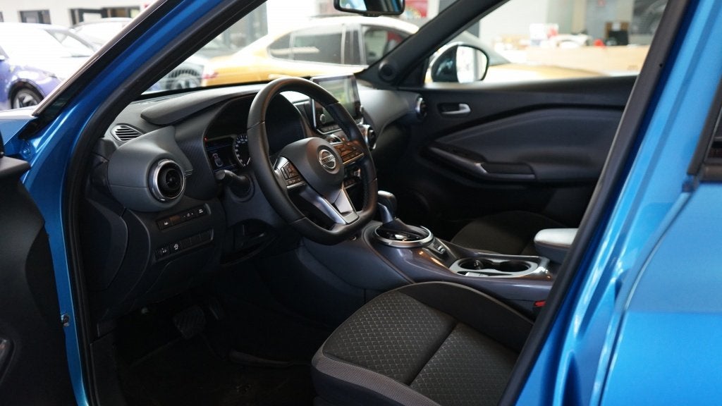 Nissan Juke 1.0 DIG-T N-Connecta (bj 2021, semi-automaat), Auto's, Automaat, 12 maanden, Euro 6, Blauw