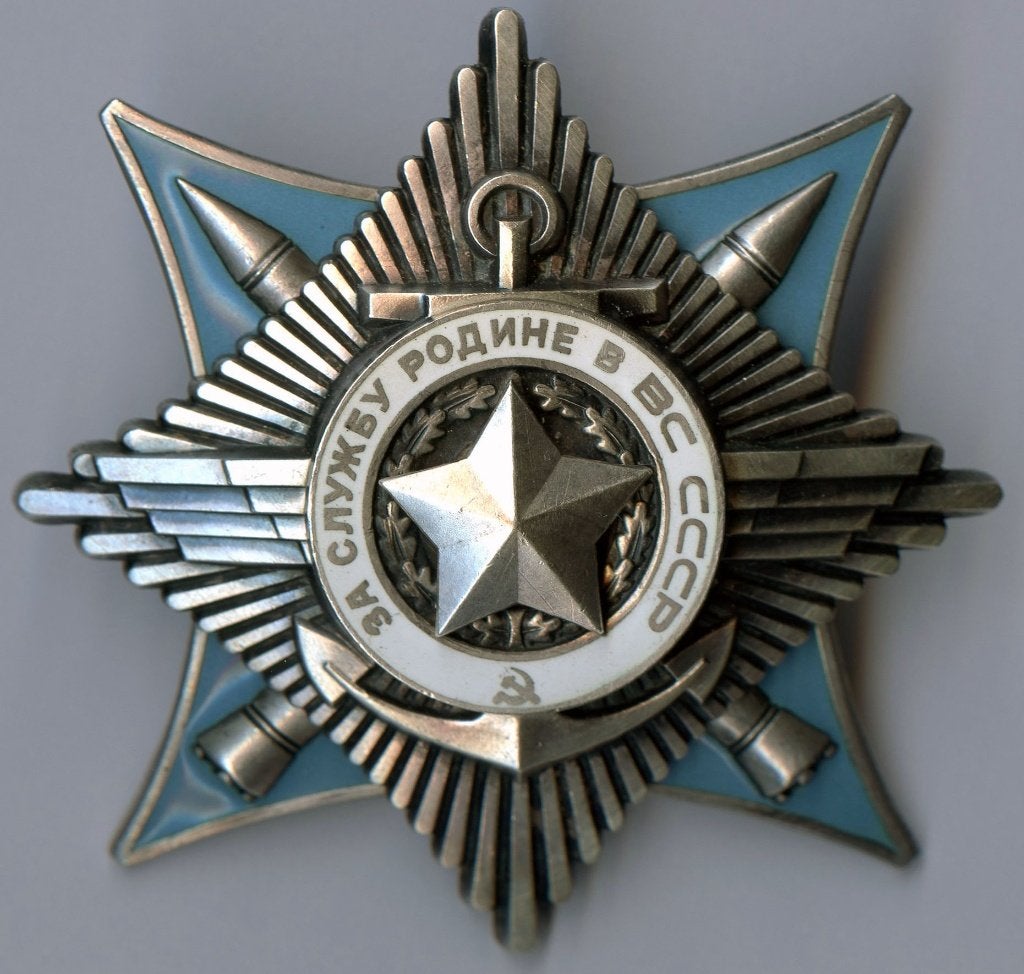 Soviet Orde van Verdienste voor het Moederland Helicopter, Verzenden, Luchtmacht, Overige gebieden, Lintje, Medaille of Wings