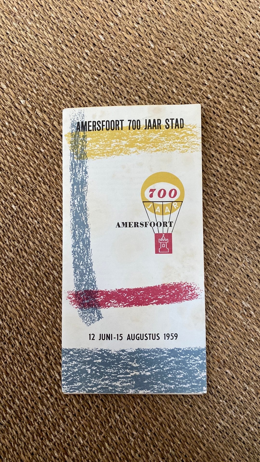 Brochure Amersfoort 700 jaar stad 1959, Ophalen of Verzenden, Zo goed als nieuw