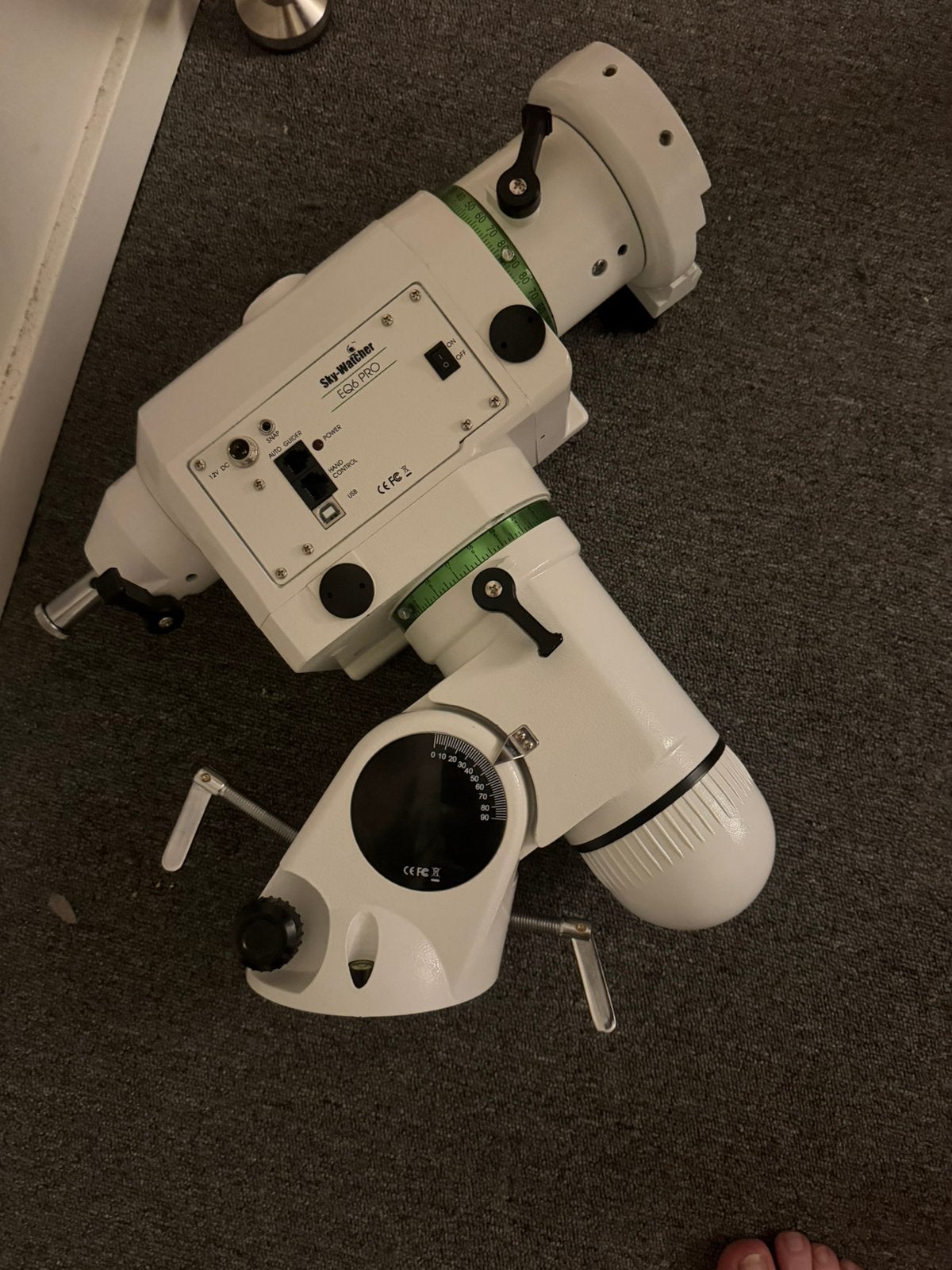 Skywatcher eq6i pro mount, Audio, Tv en Foto, Ophalen, Zo goed als nieuw, Minder dan 80 mm, Onderdelen of Toebehoren