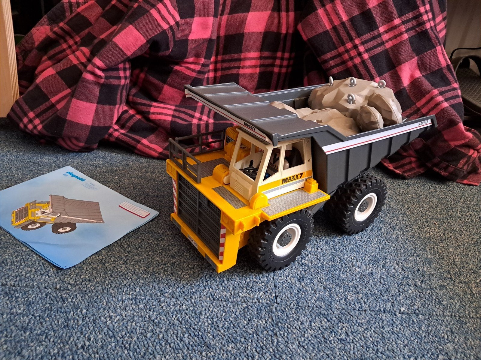 Dumper van playmobil, Ophalen of Verzenden, Zo goed als nieuw
