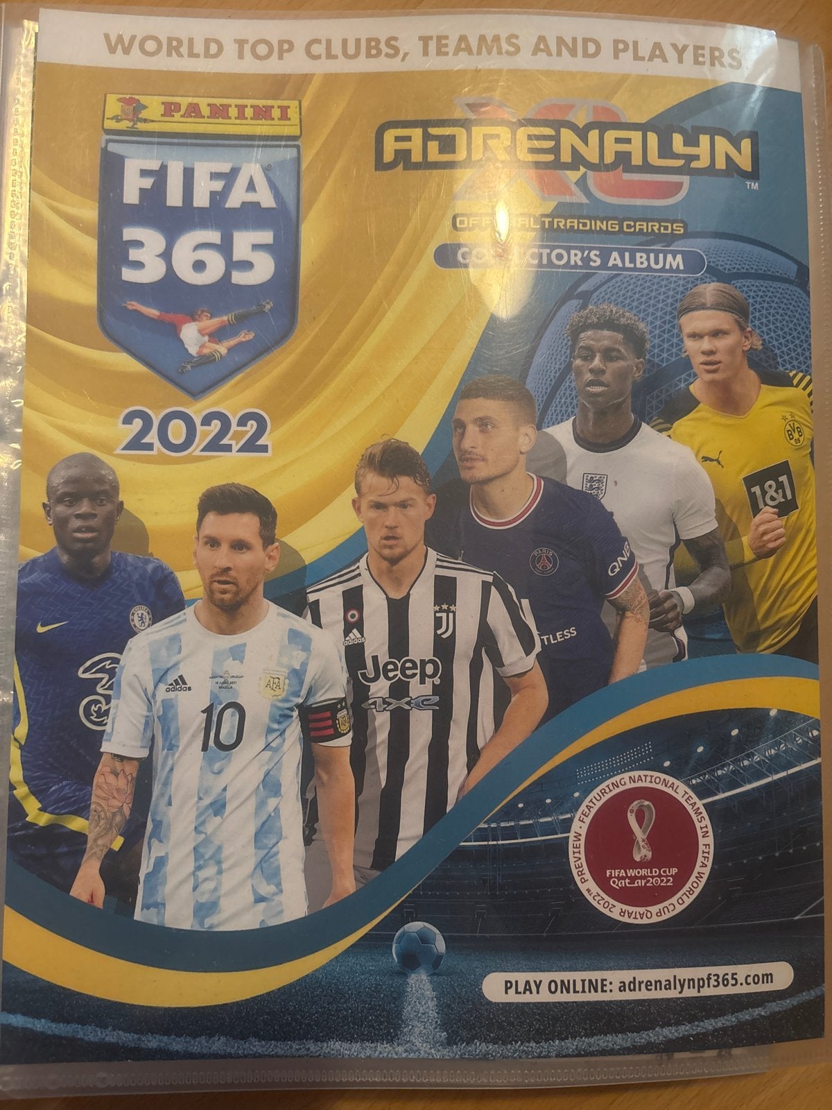 Panini FIFA 365 Adrenalyn XL 2022 Collector's Album met kaar, Ophalen of Verzenden, Gebruikt, Buitenlandse clubs, Spelerskaart