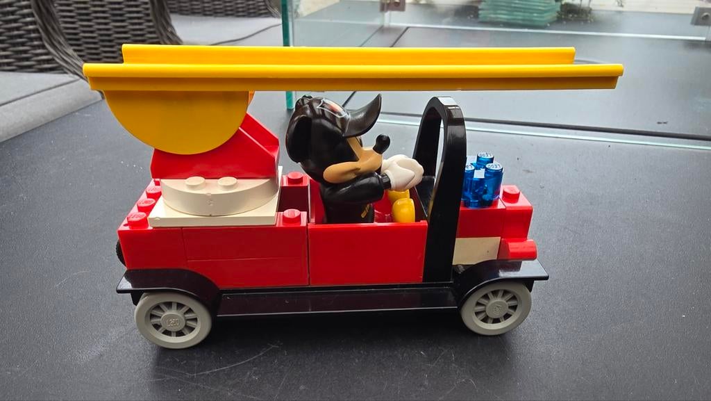 Lego Fabuland Mickey Mouse Brandweerwagen 4164, Ophalen of Verzenden, Gebruikt, Overige merken