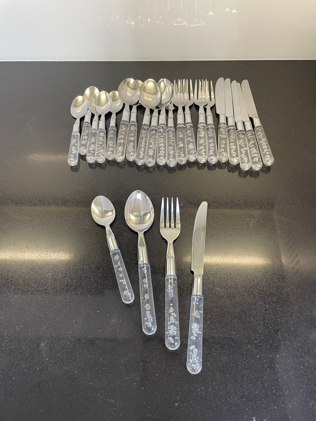 Vintage IKEA BUBBLOR Complete Bestekset, Ophalen of Verzenden, Zo goed als nieuw, Rvs of Chroom