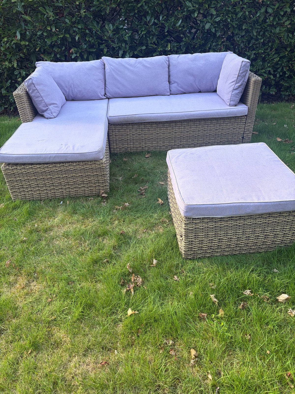 Mooie buiten bank, Tuin en Terras, Ophalen, Gebruikt, 3 zitplaatsen, Loungeset