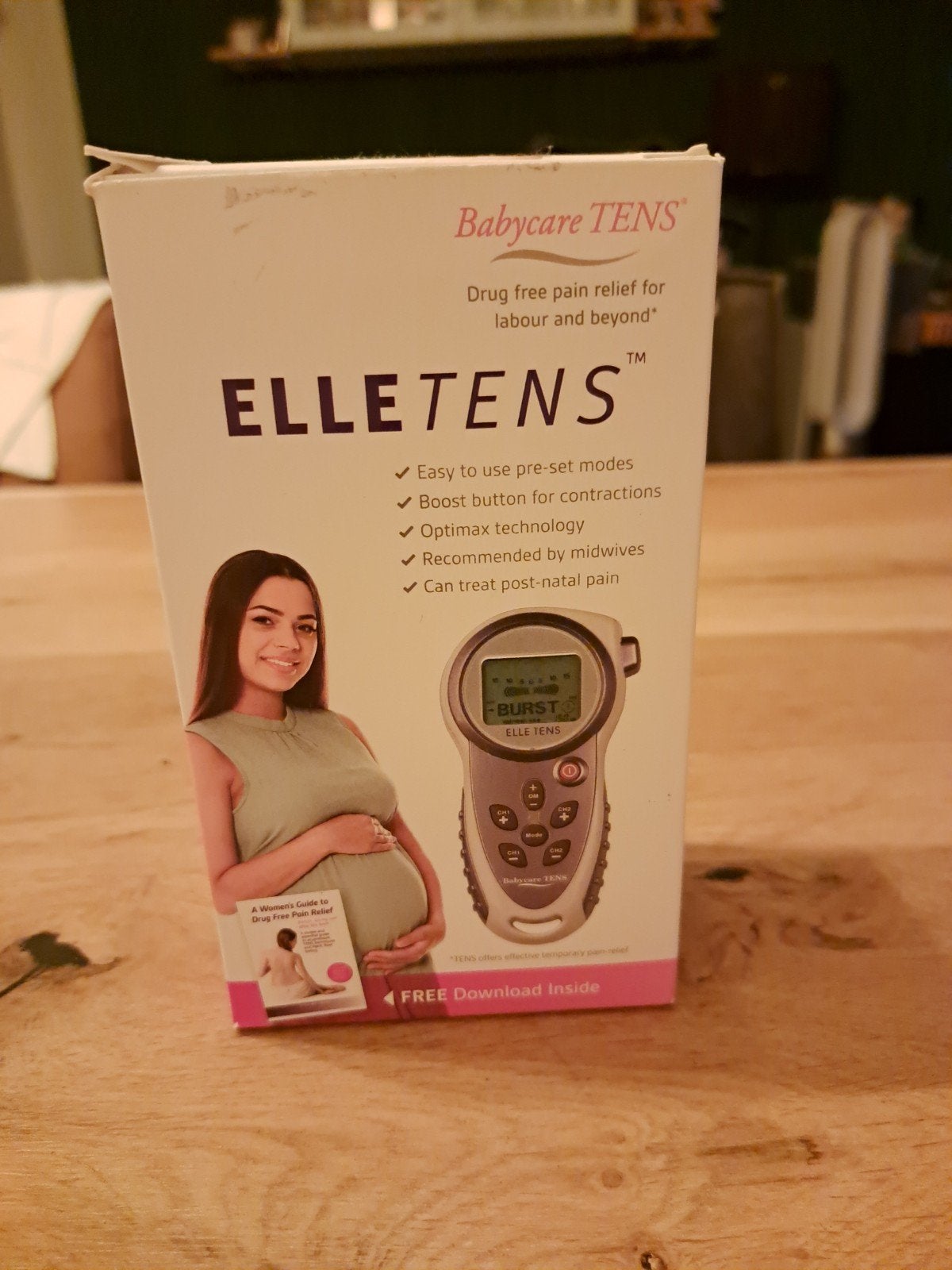 Elle TENS Draagbaar TENS-apparaat voor pijnverlichting, Ophalen, Zo goed als nieuw