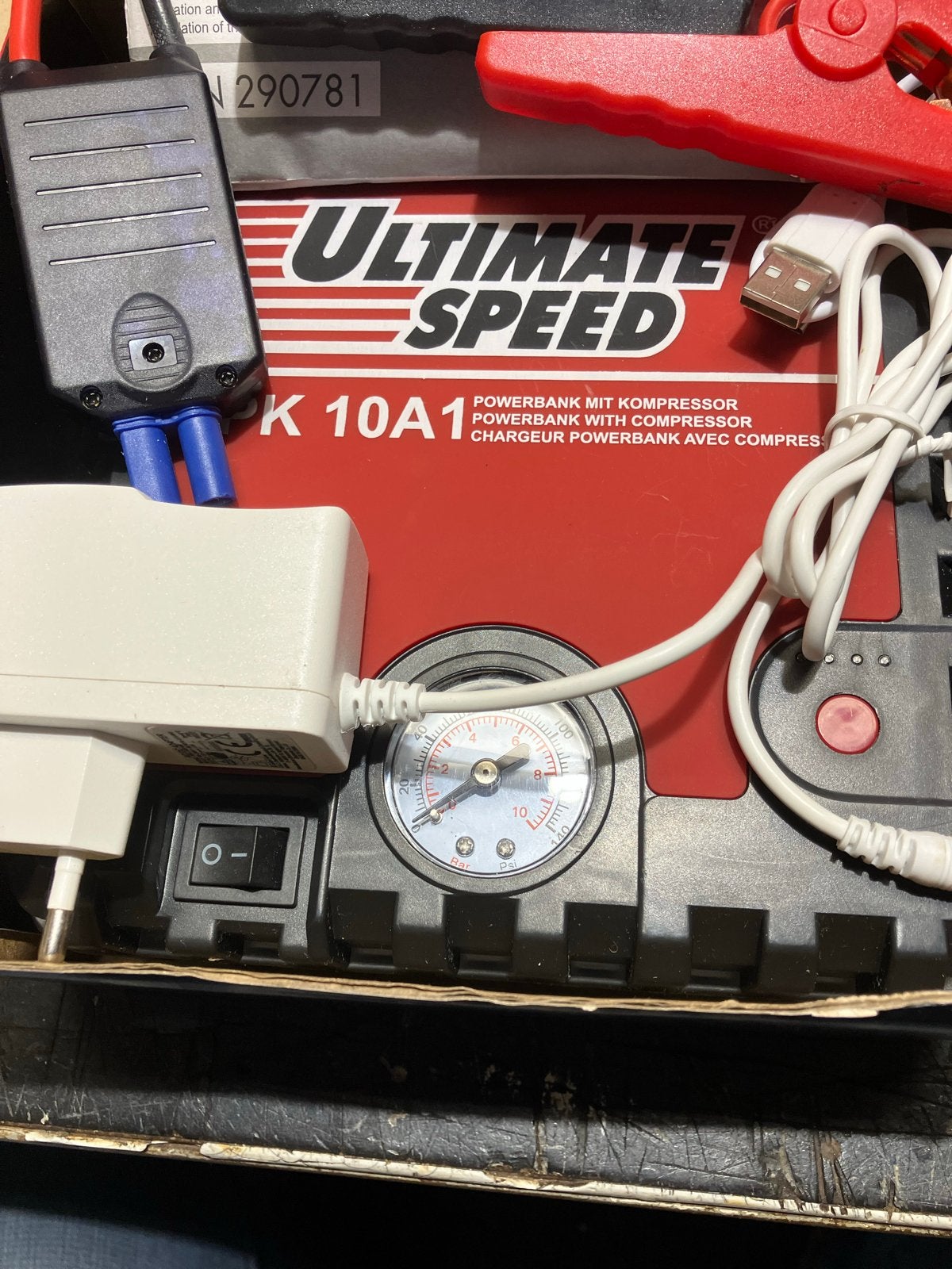 Ultimate Speed Powerbank met Compressor UPK 10 A1, Ophalen of Verzenden, Zo goed als nieuw