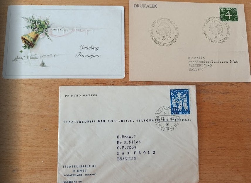 Oude Nederlandse poststukken en ansichtkaart, Verzenden, T/m 1940, Gestempeld