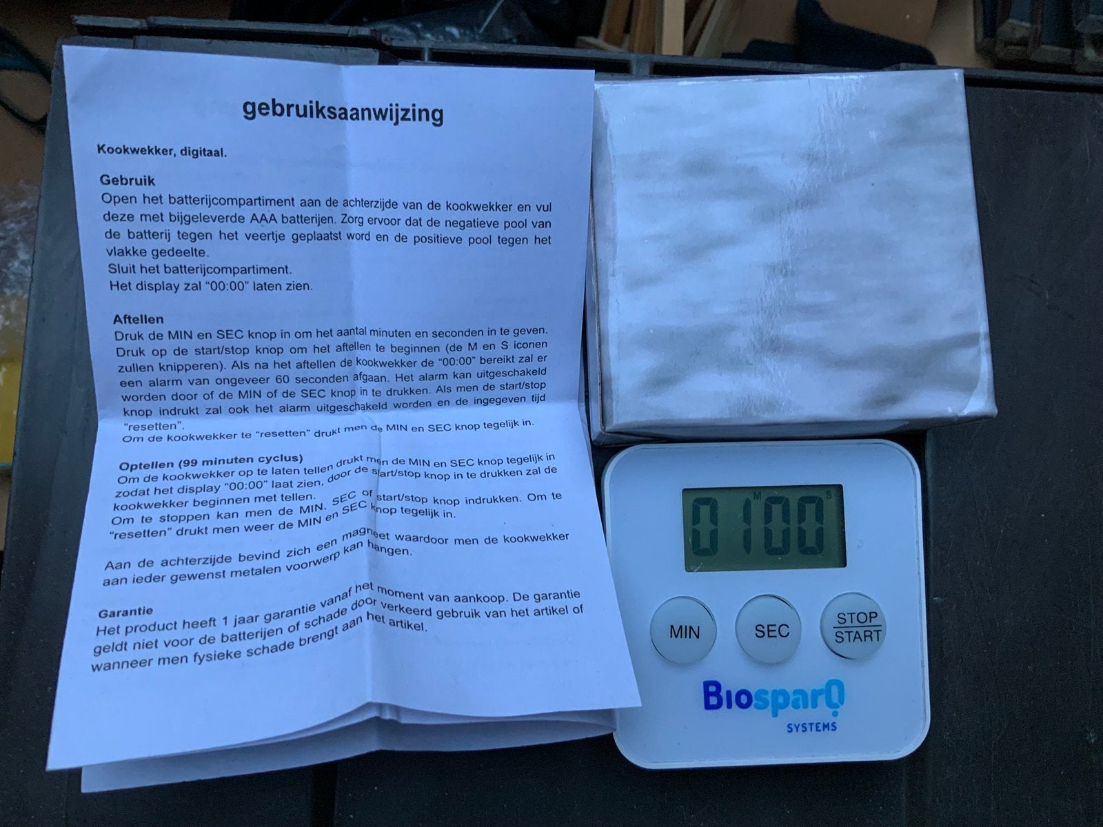Nieuw digitaal alarm klokje. Incl.gebruiksaanwijzing, Ophalen of Verzenden, Nieuw