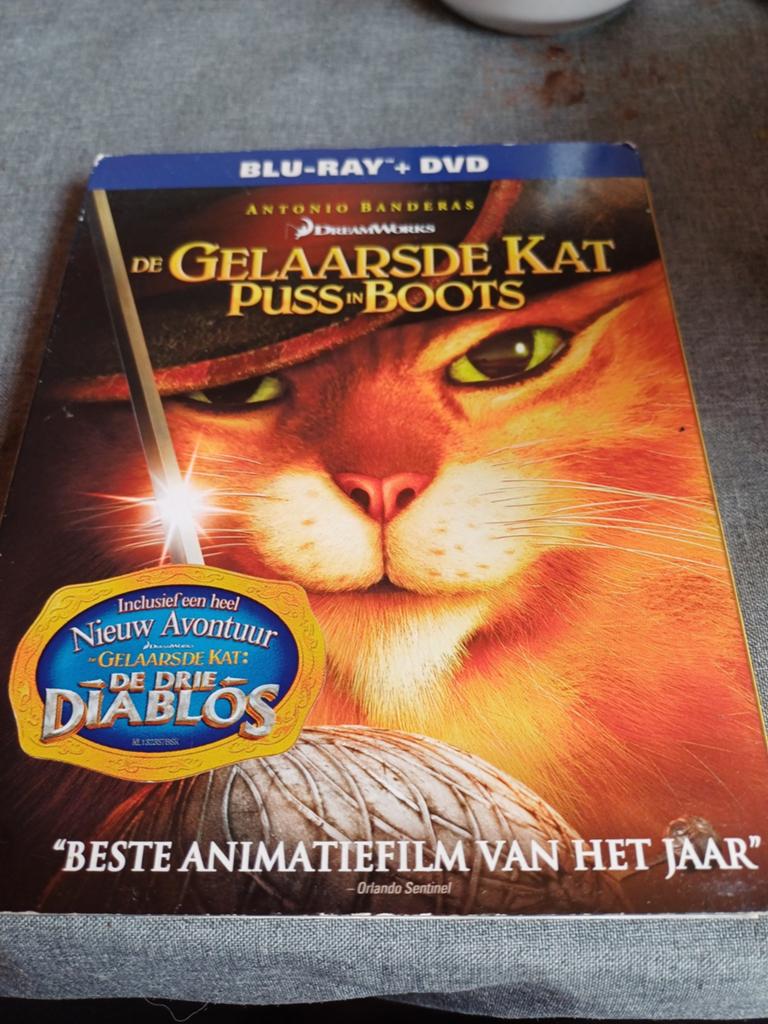 Gelaarsde kat, Ophalen of Verzenden, Zo goed als nieuw, Tekenfilms en Animatie