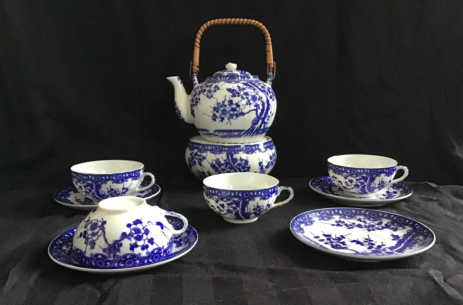 Japans Sakura Bloesem Theeservies * Geisha porselein, Antiek en Kunst, Ophalen of Verzenden