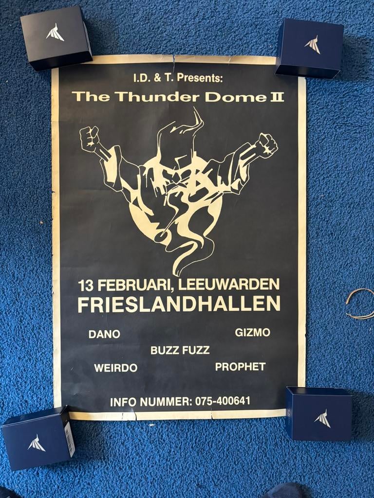 The Thunder Dome II poster ( Thunderdome ID&T ), Tickets en Kaartjes, Evenementen en Festivals, Eén persoon
