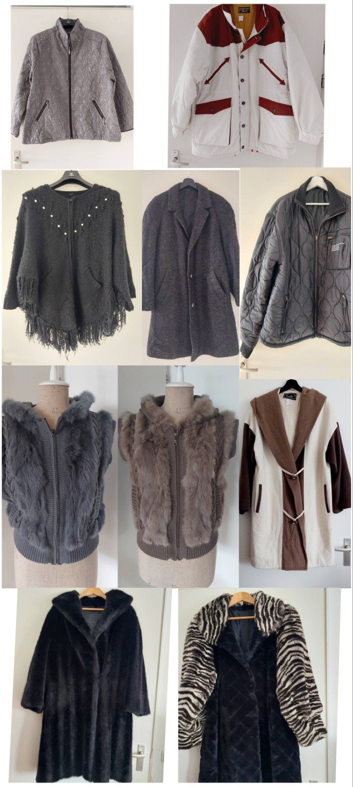 Foto 2 van Grote partij kleding: 150 stuks dames & heren, incl. jassen