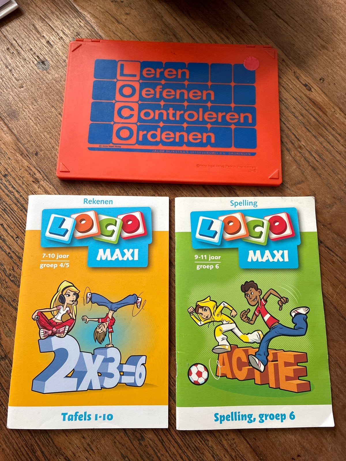 Loco Maxi Leerspel met Boekjes Rekenen en Spelling, Ophalen of Verzenden, Gebruikt, Taal en Lezen