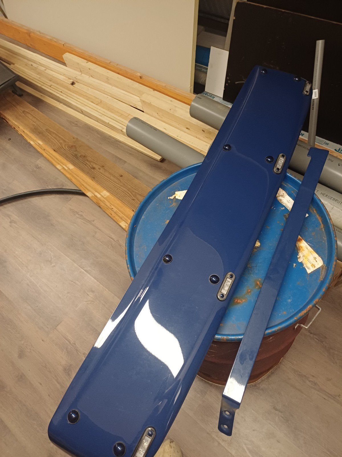 Blauwe zonneklep voor vw caddy 3, Ophalen, Gebruikt, Voor, Universele onderdelen