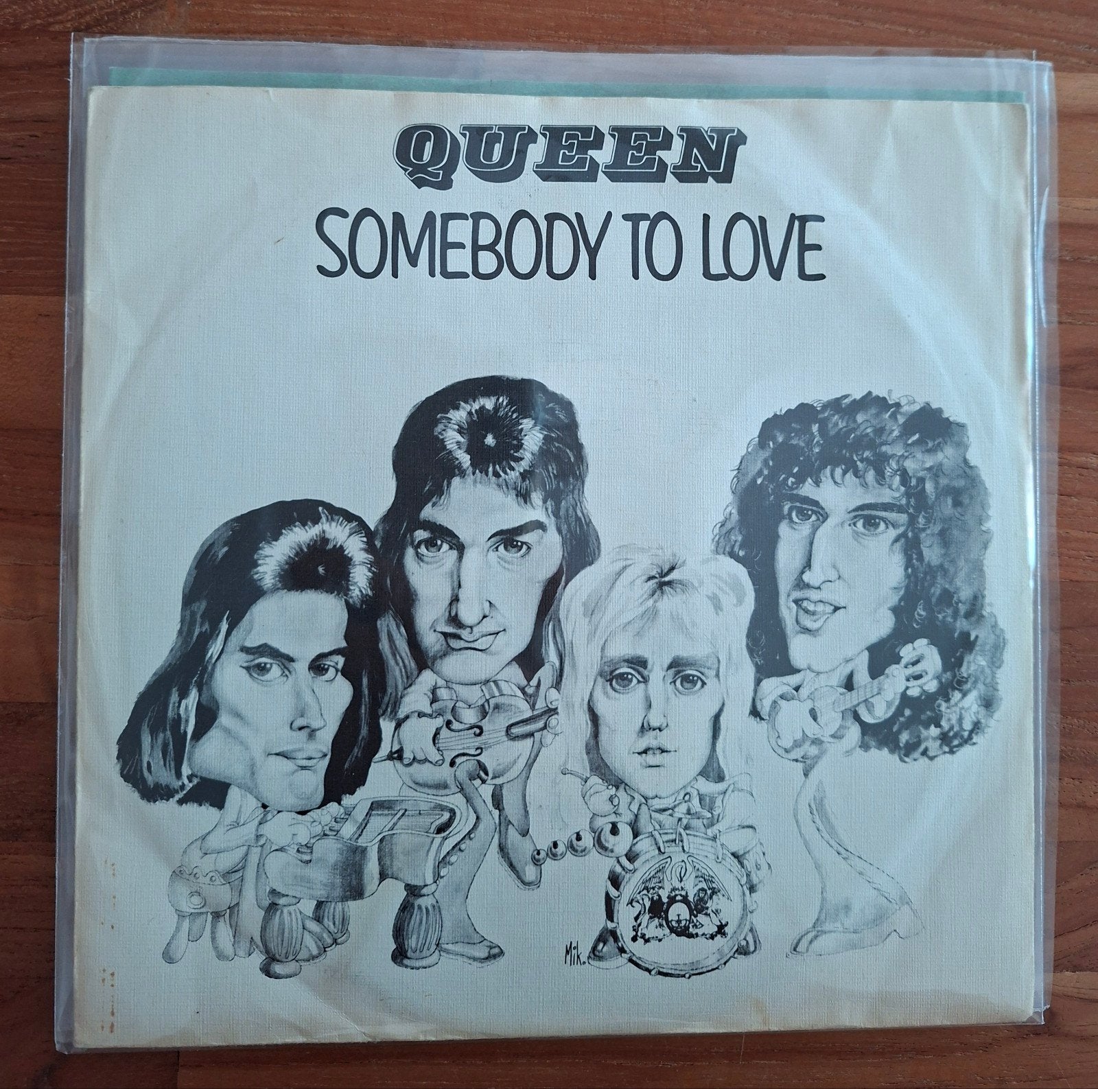 Queen - Somebody to love  - Single is TOP, Ophalen of Verzenden, Gebruikt, 7 inch, Pop