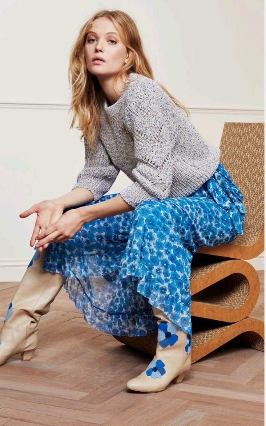 Fabienne Chapot Bobo Frill rok maat XS *nieuw *, Blauw, Nieuw, Ophalen of Verzenden, Fabienne Chapot