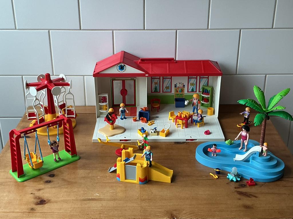 PLAYMOBIL UITGEBREIDE MEENEEM KINDEROPVANG 🛝🪁 SUPERSET !!, Kinderen en Baby's, Speelgoed | Playmobil, Verzenden, Gebruikt
