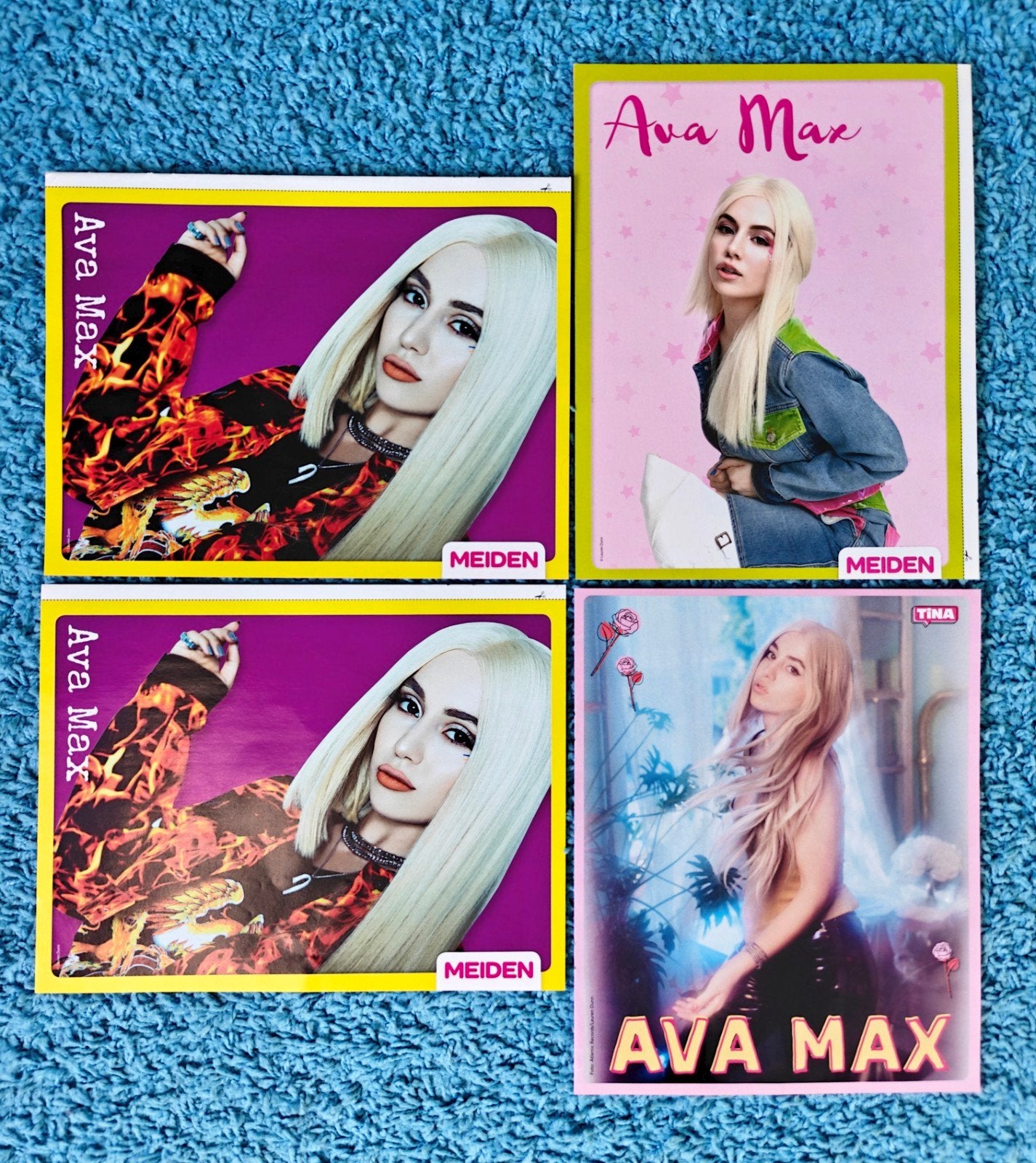 Ava Max posters meiden magazine, Ophalen of Verzenden, Nieuw, A4 of kleiner, Muziek