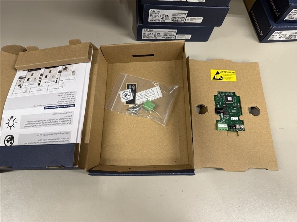 Grundfos CIM 300 BACnet interface module 12 stuks, Ophalen of Verzenden, Nieuw