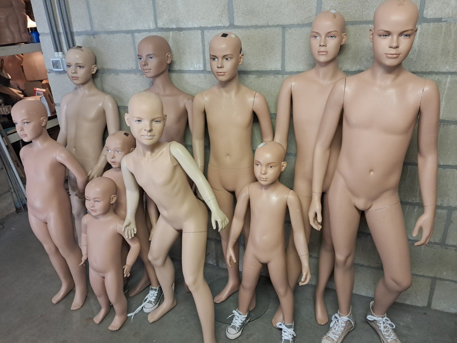 Realistische vintage kinderpaspoppen paspop, Hans Boodt, Hobby en Vrije tijd, Ophalen of Verzenden, Gebruikt, Paspop