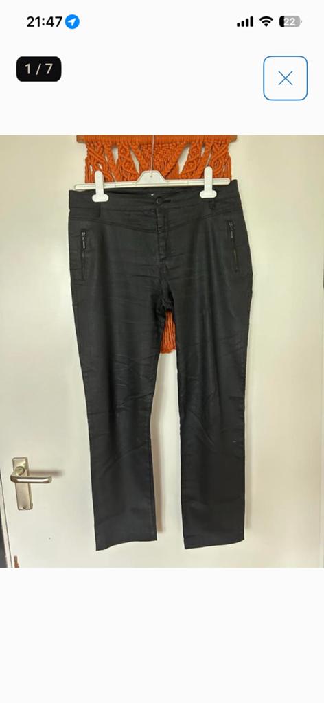 42 jeans expresso zwart met waclaag izgst, Kleding | Dames, Broeken en Pantalons, Zwart, Maat 42/44 (L), Ophalen of Verzenden