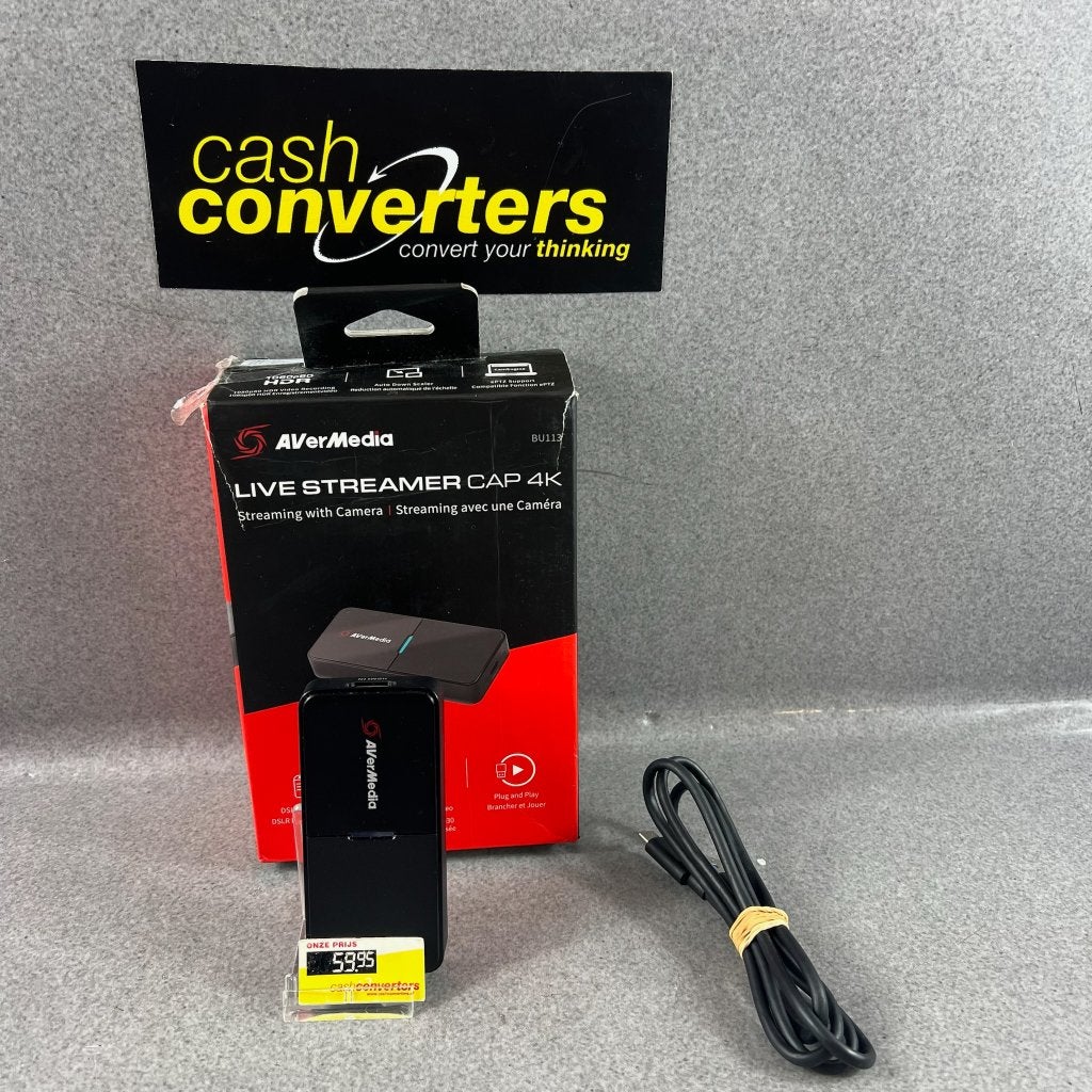 AVermedia Live streamer CAP 4K | streming with cam | 415499, Ophalen of Verzenden, Gebruikt, HDMI