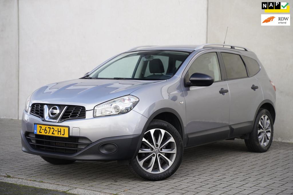 Nissan Qashqai +2 2.0 Connect Edition 7p. Airco Trekhaak NAP, Stof, Gebruikt, Zwart, 7 stoelen